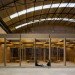 Comoco Architects, Portugal, N10 Sports Facility, Coimbra, Soccer, renovation, warehouse, interior space, soccer field, MDF boards,