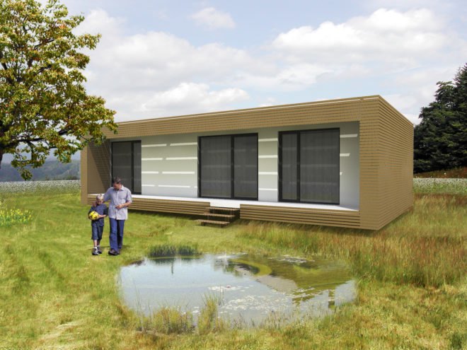 prefab, passive house, passivhaus, DSU, prefab passive house, modern passive house, Slovakia passivhaus, green building