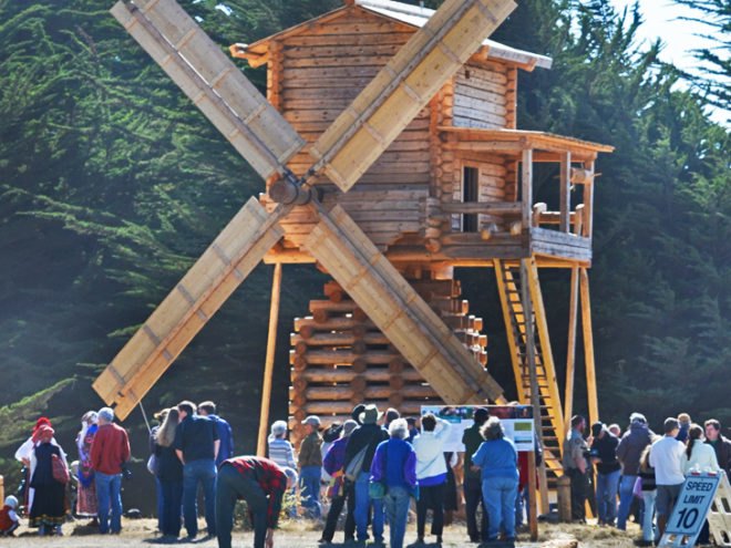 Fort Ross Historic Park, Fort Ross Windmill, Fort Ross Bicentennial Festival 2012, Page & Turnbull, Link of Times foundation, Victor Vekselberg, Windmill Replica, Cultural Revival, Russian Cultural & Historic Non-Profit Orgainisation