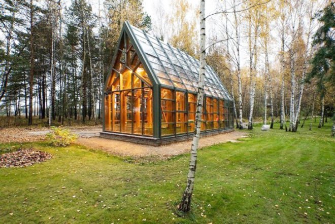 Pirogovo Greenhouse, Totan Kuzembaev Architects, Pirogovo Resort, greenhouses, organic food, wood building, Russian architecture, phyto lamps, glass houses