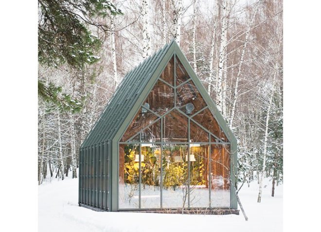Pirogovo Greenhouse, Totan Kuzembaev Architects, Pirogovo Resort, greenhouses, organic food, wood building, Russian architecture, phyto lamps, glass houses