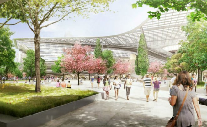 Proposed Cornell NYC Campus, Cornell Tech, Roosevelt Island, SOM, Morphosis, net zero campus