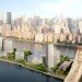 Proposed Cornell NYC Campus, Cornell Tech, Roosevelt Island, SOM, Morphosis, net zero campus