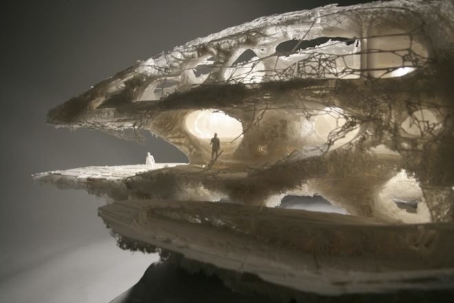 London, UK, 3D Printer, Printed House, ProtoHouse, fibrous house, cost efficient housing, prefabricated design, green design, sustainable design, eco-design