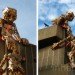 Ana Lisa Alperovich, Robots>>>>, Festival of the World, The Southbank, London, wooden men, recycked wood, artist collective, Oasis Children's Venture, public event, free event, Art, Recycled Materials