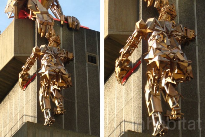 Ana Lisa Alperovich, Robots>>>>, Festival of the World, The Southbank, London, wooden men, recycked wood, artist collective, Oasis Children's Venture, public event, free event, Art, Recycled Materials
