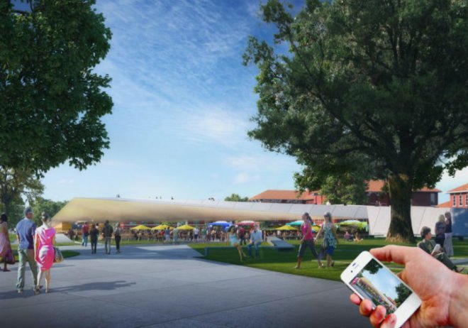 St Elizabeths East Gateway Pavilion, Davis Brody Bond, washington dc, landscape architecture, sustainable pavilion, eco pavilion