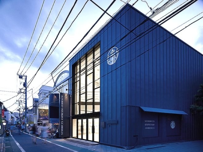 Tokyo, Japan, Nendo, Starbucks Espresso Journey, corporate design, branding, marketing, coffee, fair trade, pop-up shop, shipping container, temporary design