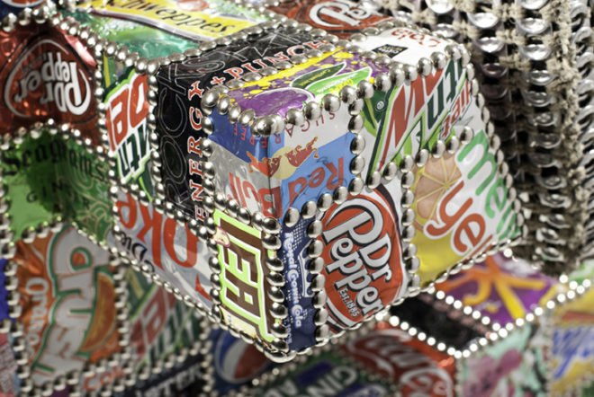 Suicide furniture collection, recycled pop cans, recycled soda cans, BRC Designs