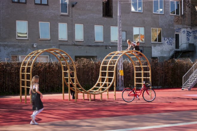Superkilen, BIG, Topotek1, Superflex, copenhagen, urban park, global diversity, urban recreation, urban design