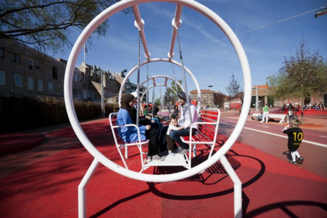 Superkilen, BIG, Topotek1, Superflex, copenhagen, urban park, global diversity, urban recreation, urban design