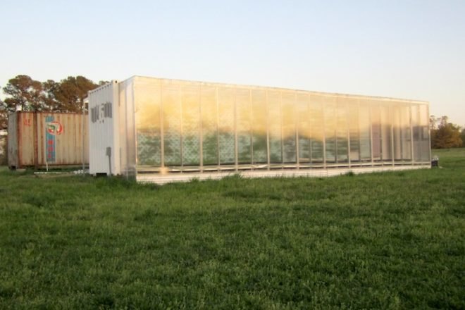 The Farmery, Raleigh, mushrooms, hydroponic growing systems, modular growing system, urban farming, farmer's market, recycled materials, shipping container, green design, sustainable design, eco-design