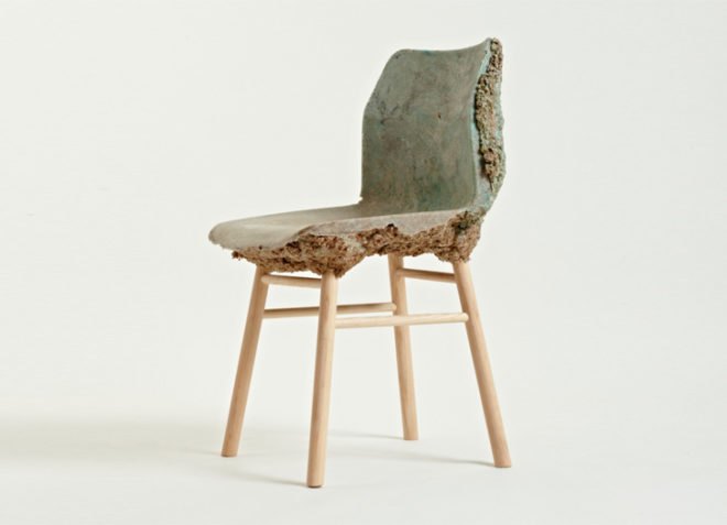 Well Proven Chair, Marjan Van Aubel, Jamie Shaw, recyclable materials, recycled furniture, wood waste, green furniture, green design, eco-friendly chair, London designers