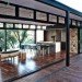 local materials, westcliff pavilion, johannesburg, south africa, prefab construction, floating stone wall, local materials, small footprint, minimize site disturbance, green design, sustainable design, eco-design, GASS, steel