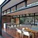 local materials, westcliff pavilion, johannesburg, south africa, prefab construction, floating stone wall, local materials, small footprint, minimize site disturbance, green design, sustainable design, eco-design, GASS, steel
