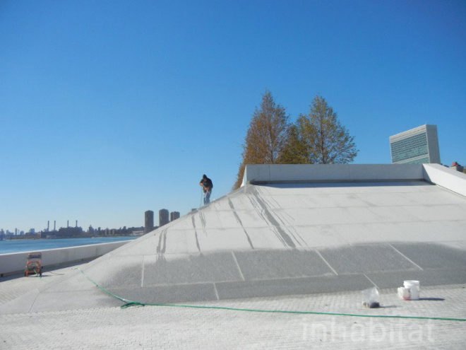 FDR, four freedoms, Four Freedoms Park, Franklin D Roosevelt, Franklin D. Roosevelt Four Freedoms Park, green design, green NYC, green space nyc, louis i kahn, Louis Kahn, nyc, nyc parks, park nyc, parks in nyc, Roosevelt, sustainable design