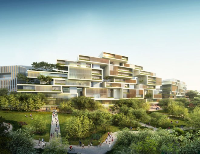 Chengdu Tianfu District Great City , Adrian Smith + Gordon Gill, architecture, China, self-sufficient, carless city, sustainable design, Chengdu, Great City, green architecture, green building, sustainable city, sustainable urban design, green city, as+gg