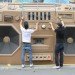 bartek elsner, mini cooper, international radio festival, zurich, ghetto blaster, boom box, cardboard
