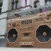 bartek elsner, mini cooper, international radio festival, zurich, ghetto blaster, boom box, cardboard