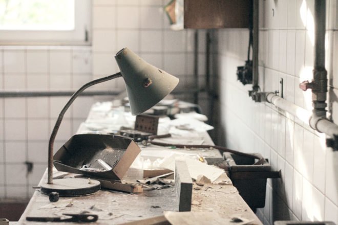Blom & Blom, East German factory lamps, renovated lamps, Kamiel Blom, Martijn Blom