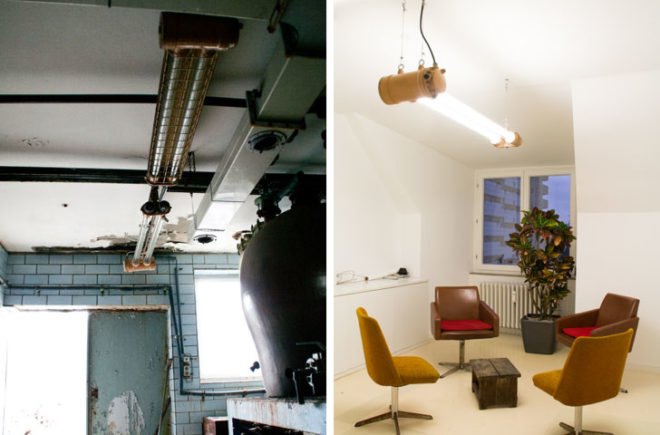 Blom & Blom, East German factory lamps, renovated lamps, Kamiel Blom, Martijn Blom