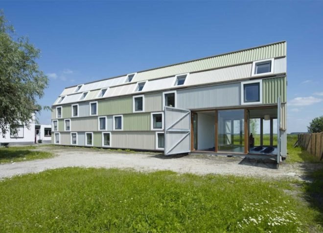 Bureau SLA, mansard roof, vernacular architecture, the netherlands, sustainable design, salvaged materials, buddhist meditation center, barn, Metta Vihara, daylighting, glazing, sustainable design, low-cost design