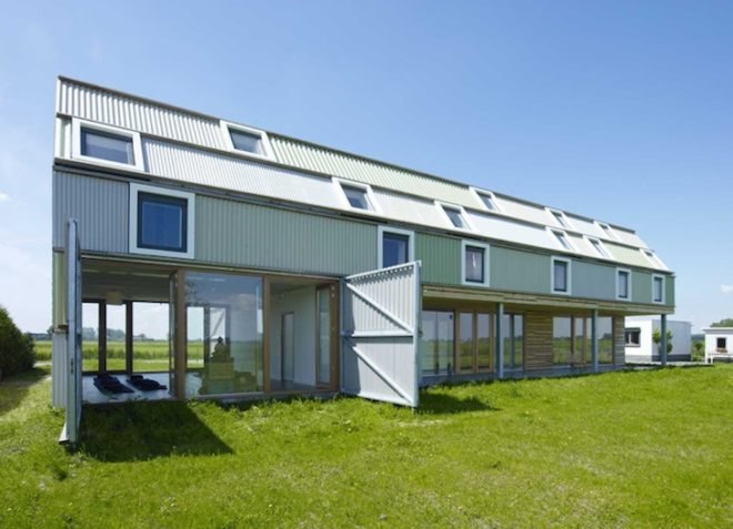 Bureau SLA, mansard roof, vernacular architecture, the netherlands, sustainable design, salvaged materials, buddhist meditation center, barn, Metta Vihara, daylighting, glazing, sustainable design, low-cost design