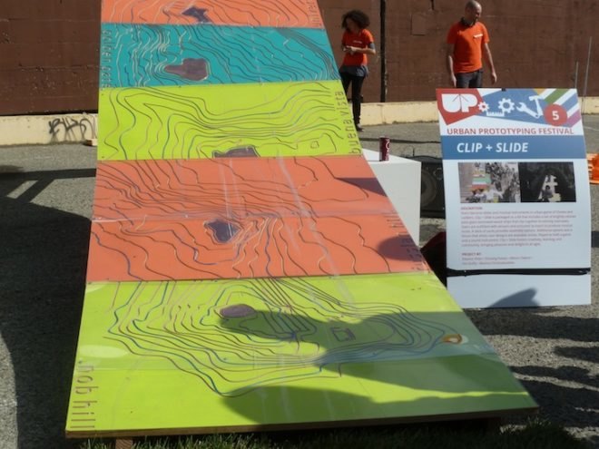 clip and slide for the urban prototyping festival in san francisco