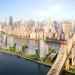 Proposed Cornell NYC Campus, Cornell Tech, Roosevelt Island, SOM, Morphosis, net zero campus