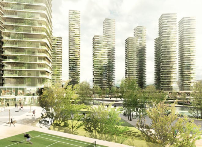 green design, eco design, sustainable design, Dom Arquitectura, Huizhou, Masterplan, rainwater harvesting, sustainable community, double skin facade, China