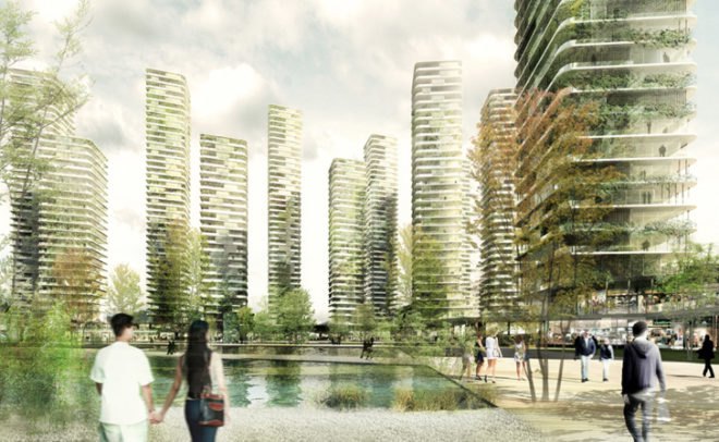 green design, eco design, sustainable design, Dom Arquitectura, Huizhou, Masterplan, rainwater harvesting, sustainable community, double skin facade, China