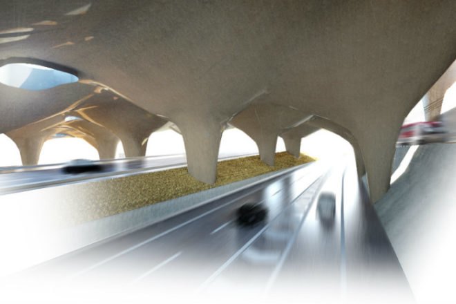 e(co)stratègia, taller Sau Arquitectura, nature bridge, barcelona, collserola mountains, landscape architecture