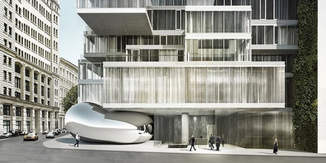 green design, eco design, sustainable design, Herzog & de Meuron, Anish Kapoor, 56 Leonard, glass tower, cantilevered residence, Tribeca