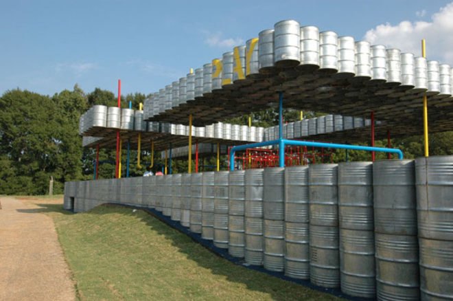 Lions Park Playscape, Lions Park, Rural Studio, Auburn University, Greensboro