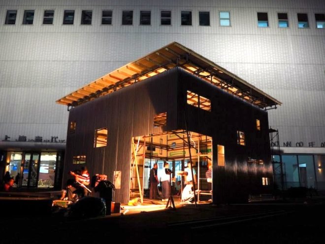 Touching the Earth Lightly, South Africa, Cape Town, Shanghai, solar bulbs, bamboo stalactites, mushroom farm, Biennale pavilion, plastic light bulbs, slums, low cost housing, urban design, Liter of Light, green design, sustainable design, Stephen Lamb, COP 17