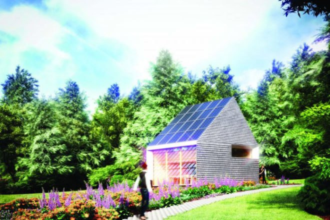 Macro Micro Studio, Botanic Gardens Dundee, passivhaus, off-grid, live-work, University of Dundee