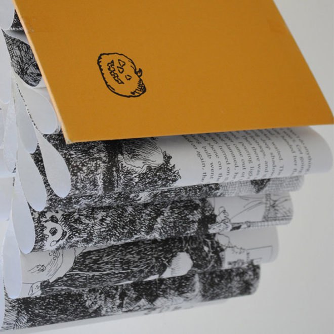 bookmobile, lisa occhipinti, repurpose, books, bookbinding, mobile, sustainable design, green design, recycled materials, green interiors, green decor, sustainable interiors