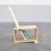 Itamar Neiger, RECTANGLINE CHAIR, sustainable design, green design, green furniture, sustainable furniture, eco furnishings, transforming chair, multipurpose furniture, bookshelf, bookcase, multifunctional furniture
