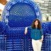 gyula varnai, green design, recycled artwork, sustainable design, salvaged materials, plastic bottle chair