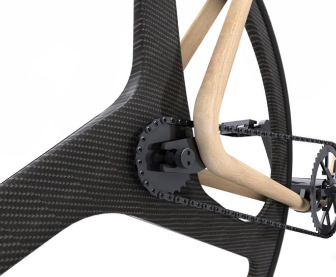 thonet bike, andy martin, beech wood, carbon wheels, bicycle, fixed gear, cycle