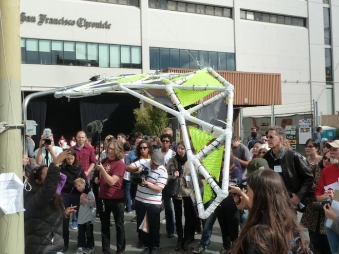 urban parasol for the urban prototyping festival in san francisco