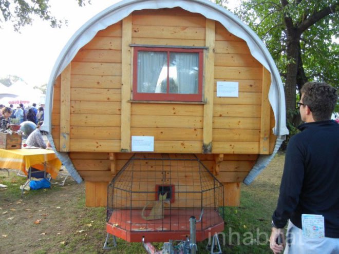 whittled down caravan, whittled down home, caravan home, mobile home, tiny home, small home, small living, green living, green design, eco design, sustainable design, maker faire, Libby Reinish, Tristan Chambers