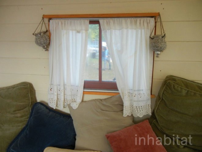 whittled down caravan, whittled down home, caravan home, mobile home, tiny home, small home, small living, green living, green design, eco design, sustainable design, maker faire, Libby Reinish, Tristan Chambers