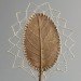 susanna bauer, crochet, embroidery, organic, natural objects, leaf, lace