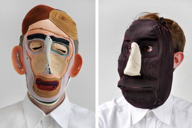 Bertjan Pot, Dutch Design Week, MINI Young Designer Award, Best Autonomous Design category, recycled ropes, masks, carpet, terrifying design, dutch design, Art, Eco Textiles