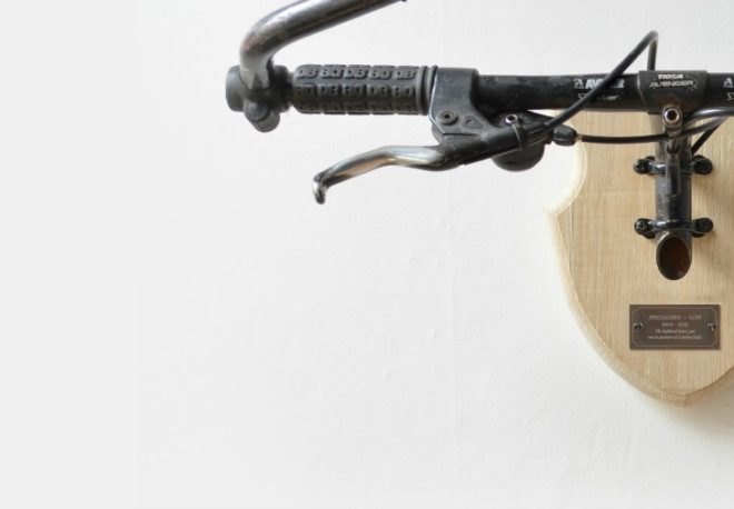 Bicycle Taxidermy, Regan Appleton, Royal College of Arts, broken bikes, upcycling bikes, upcycling bicycles, broken bicycles, home decor, green home decor, eco-friendly home decor