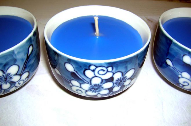 DIY teacup candle, teacup candle gift, tea cup candle