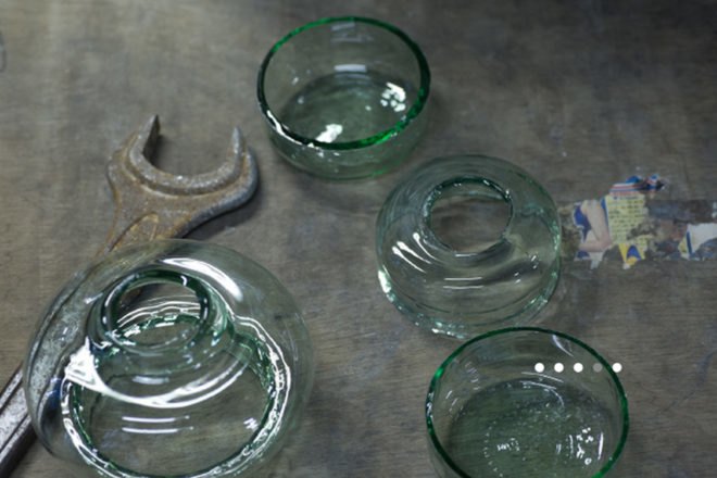 Bottleware, Japanese Design, Tokyo, Nendo, Recycled materials, Dishware, Glass blowing, Coca-cola, Artisan