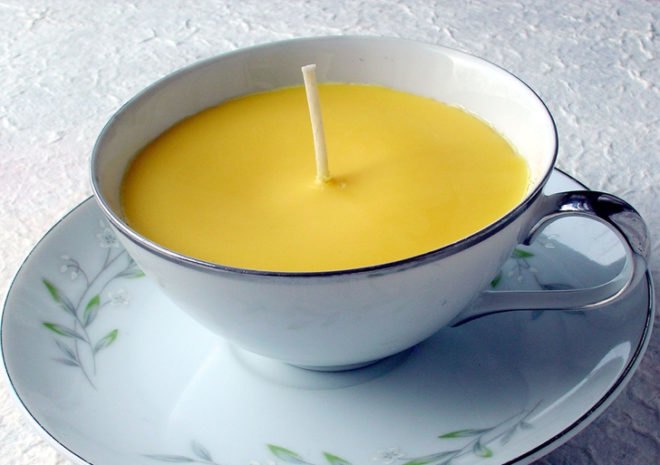 Handmade teacup candle, teacup candles, tea cup candle