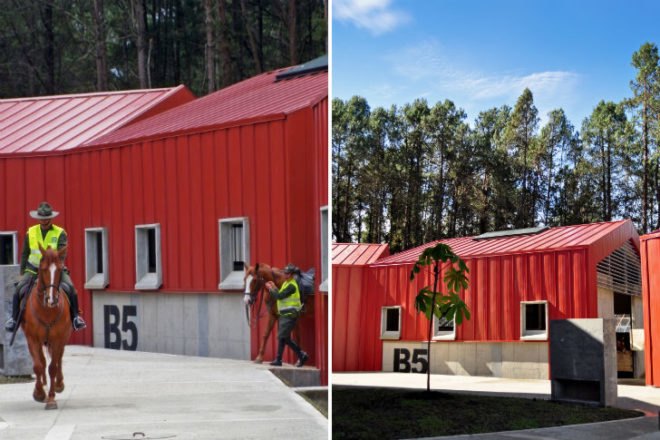 Carabineros Fort, EDU Medellín, colombia, mounted police, police headquarters, living building